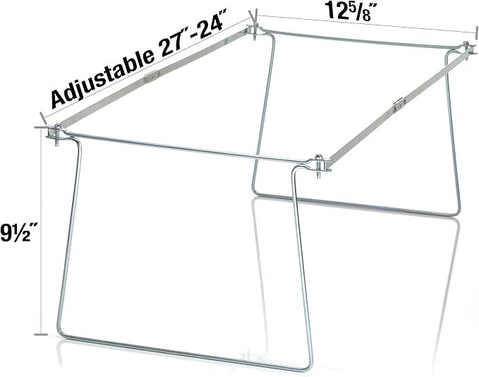 Officemate Hanging File Frames, Letter Size, Rails fits 24 to 27, Files Cabinet - Image 5
