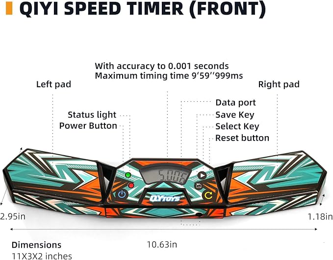 Professional Speed Cube Timer, Touch Control Timer - Image 3