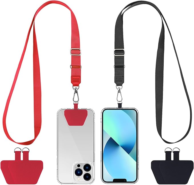 CACOE Phone Lanyard 2 Pcs Adjustable Neck Strap, Universal Crossbody by CACOE