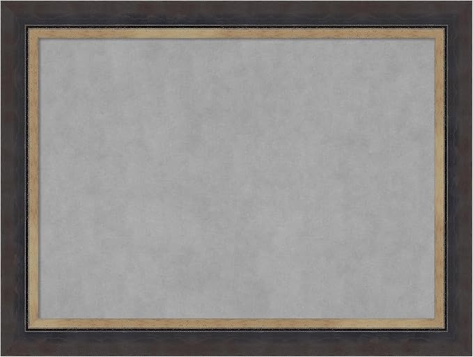 Amanti Art Black Framed Magnetic Board 25x33 Medium Vision Board by AmantiArt