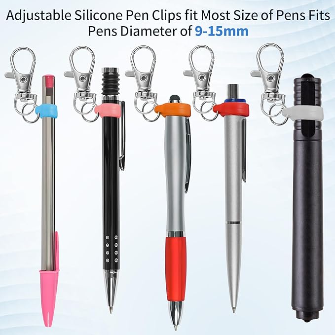 6PCS Retractable Pen Holders - Image 2
