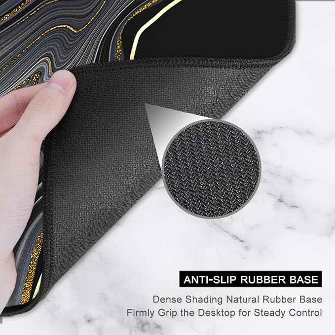 Auhoahsil Extended Mouse Pad, XXL Desk Pad Gaming Mousepad, Large Big Laptop - Image 4