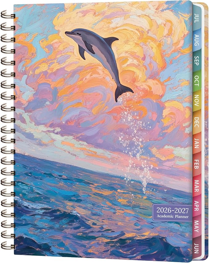 Planner 2026-2027, Weekly and Monthly Academic Year Calendar Planner, July 2026 by VALOME