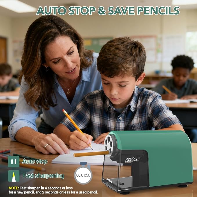 AFMAT Electric Pencil Sharpener - Image 4