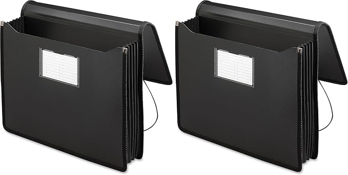 Smead Poly Wallet, Accordion File Organizer by SMEAD