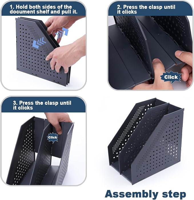 FRETONBA Collapsible Magazine File Holder - Image 5