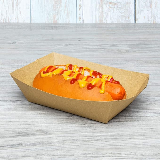 Karat [3 lbs - 500 Pack Kraft Paper Food Serving Tray by Karat