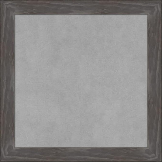 Amanti Art Grey Framed Magnetic Board 19x19 Small Vision Board by AmantiArt