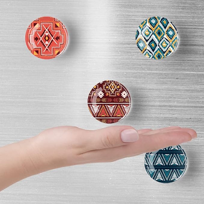 12Pcs Glass Strong Magnetic Refrigerator Magnet Fridge Sticker,Bohemia Crystal Fridge Magnets Decoration for Crafts,Strong Fridge Magnets for Kitchen, School,Office Whiteboard-DeskLoop Office