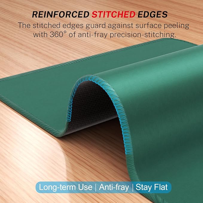 MROCO 3-Pack Mouse Pads, 30% Larger Surface, 8.5 x 11 in, Forest Green | - Image 3