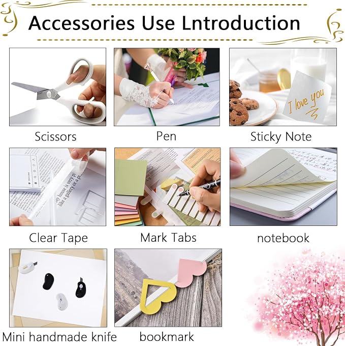 Office Supplies, Desk Accessories, Stapler and Tape Dispenser Set, 1000 Staples - Image 4