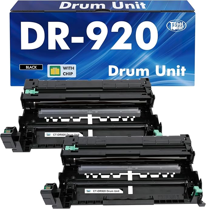 DR-920 DR920 Drum Unit Black 2 Pack Compatible Replacement for Brother DR920 DR 920 DR-920 for HL-L5210DN L5210DW L5215DW L6210DW L6217DW L6310DW L6415DW MFC-L5710DN L5710DW L5715DW L5915DW Printer-DeskLoop Office