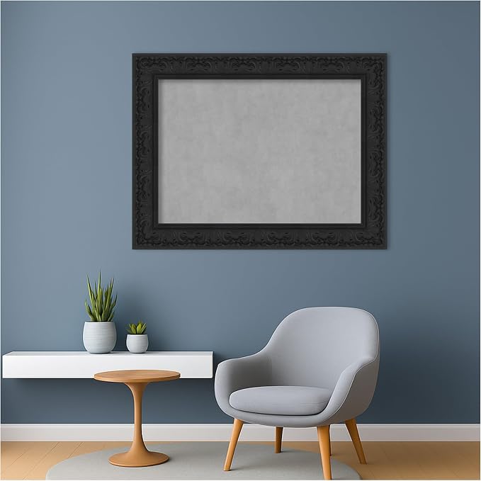 Amanti Art Black Framed Magnetic Board 27x35 Medium Vision Board - Image 5