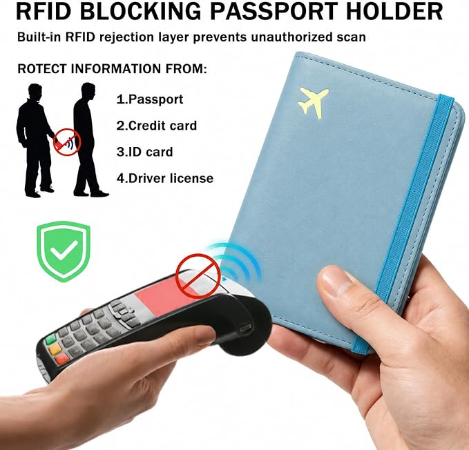 ZOPPEN RFID Blocking Passport Holder - Image 6