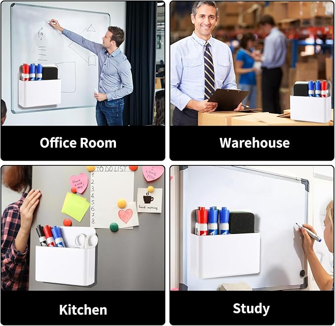 Camelmother 2Pcs Magnetic Dry Erase Marker Holder - Image 3