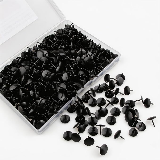 Thumb Tacks 500-count, 3/8-inch Steel Roundness Push Pins Office Tacks - Image 3