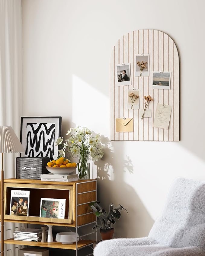 Large Arched Felt Bulletin Board 36"x24" - Image 6