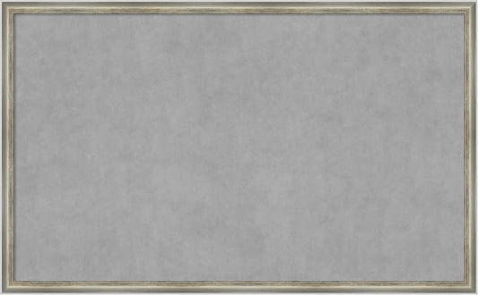 Amanti Art Silver Framed Magnetic Board 26x42 Large Vision Board by AmantiArt