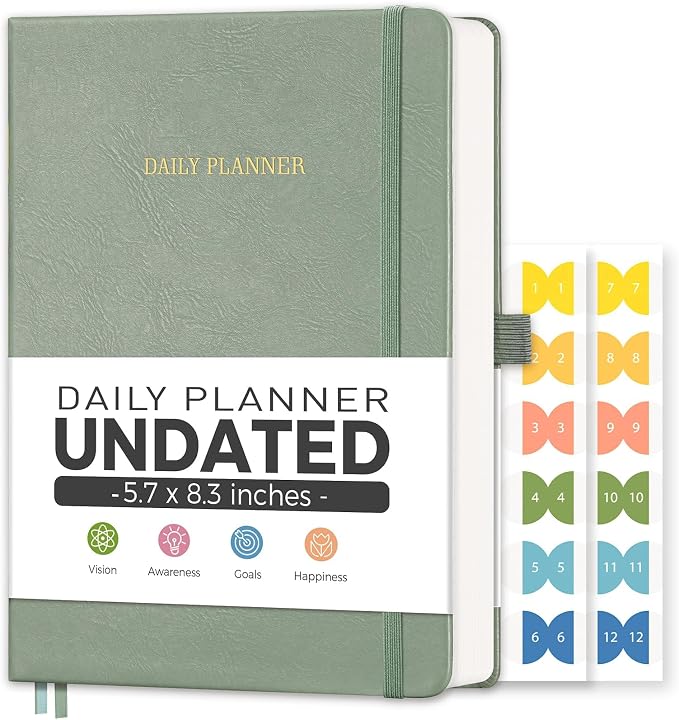 Daily Planner Undated, Appointment Book by LOAPEM