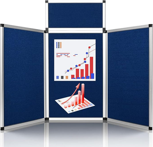 Nisorpa Trade Show Presentation Board, Aluminum Trifold Poster Board 70.8 x by Nisorpa