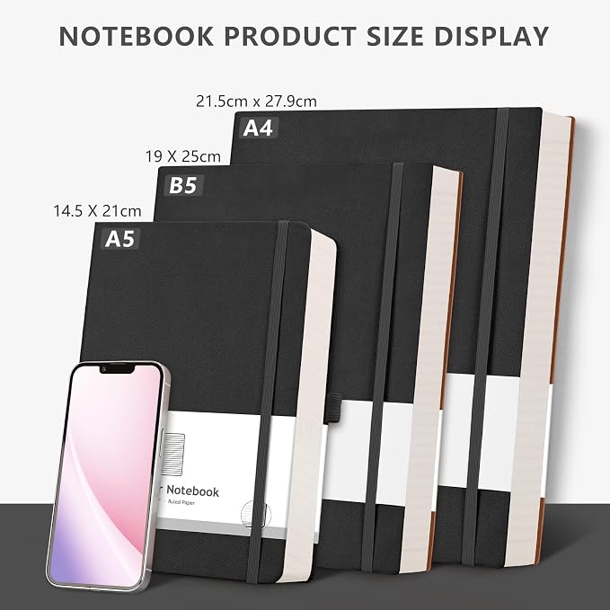 AHGXG 8.5''×11'' Notebook College Ruled - Image 7