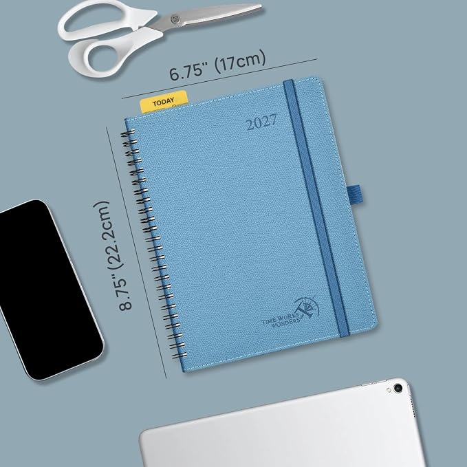 POPRUN 2027 Planner, 6.75" x 8.75" Weekly Calendar Book, Daily Appiontment Book - Image 2