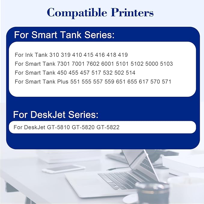 Pristar Compatible with HP 31 32XL Ink Bottle Set Compatible with HP Smart Tank 7301 7001 7602 5000 6001 5101 5102 5103 Plus 651 551 455 457 450 All-in-One Printer (165 ML 32XL Black Ink 100 ML 31 CMY-DeskLoop Office