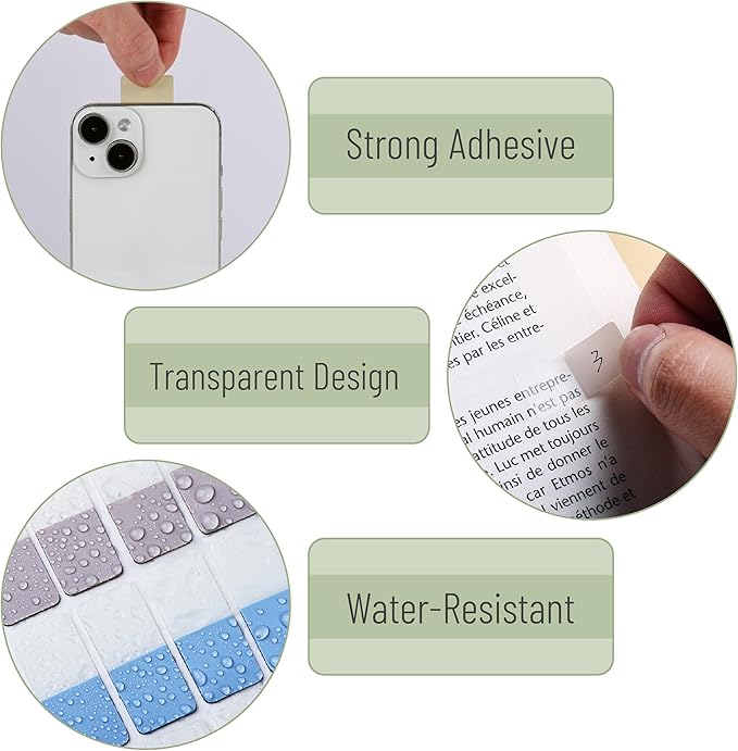 Mr. Pen- Sticky Index Tabs, 240 Pcs, Colorful Sticky Tabs for Notebooks, Page Markers, Page Tabs for Binders, Page Tabs Sticky Tabs for Books, Notebook Tabs, Book Sticky Tabs for Notebooks-DeskLoop Office