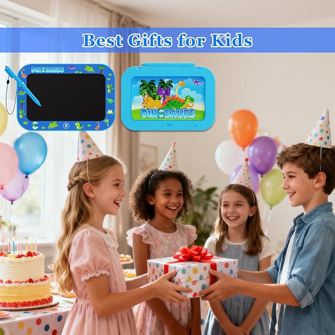 LCD Writing Tablet for Kids, 12Inch Colorful Reusable Erasable Electronic - Image 7