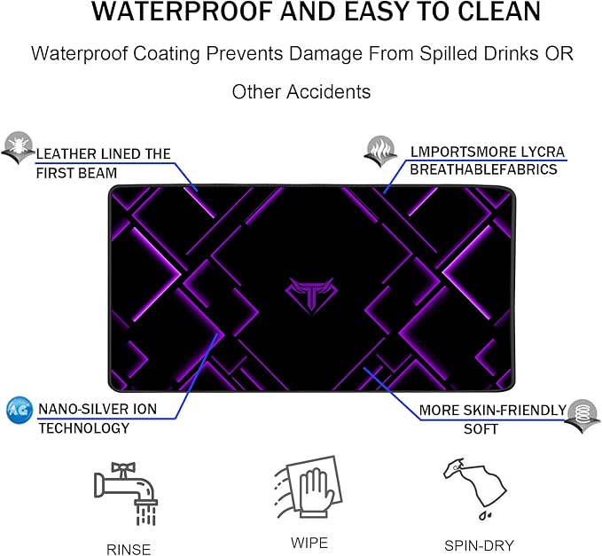 TEDNETGO Large Extended Gaming Mouse Pad, Long Mouse Pads, Extra Large Big - Image 4