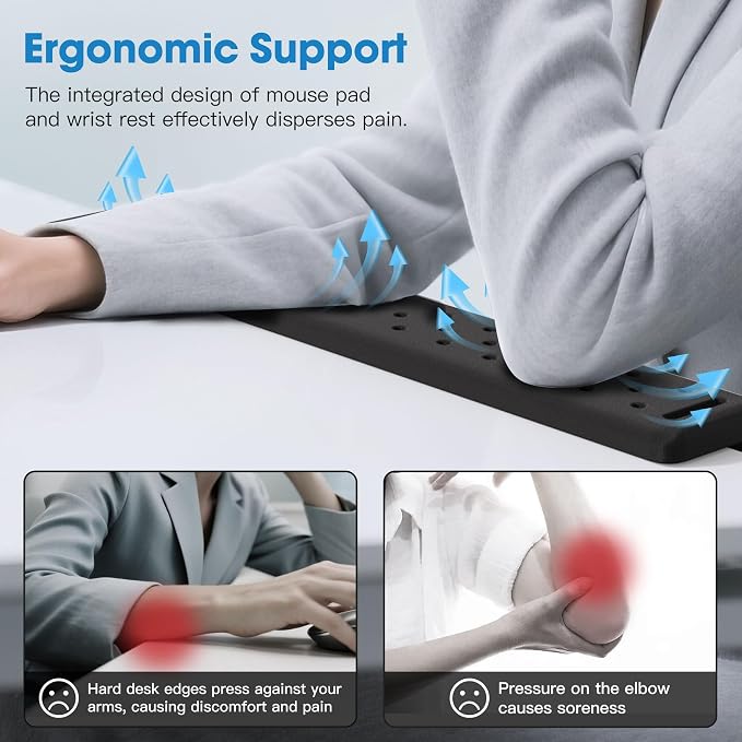 MEKASS L-Shaped Desk Long Elbow Pad - Image 2