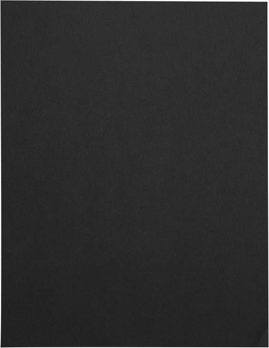 LUXPaper 8.5" x 11" Paper | Letter Size | Midnight Black | 28lb. | 50 Qty by LUXPaper