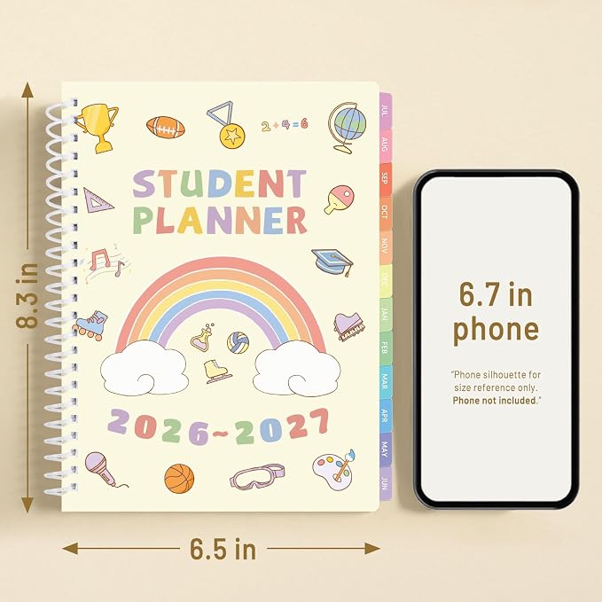 SUNEE Elementary Student Planner 2026-2027, Dated Academic Year Jul. 2026 - Image 6
