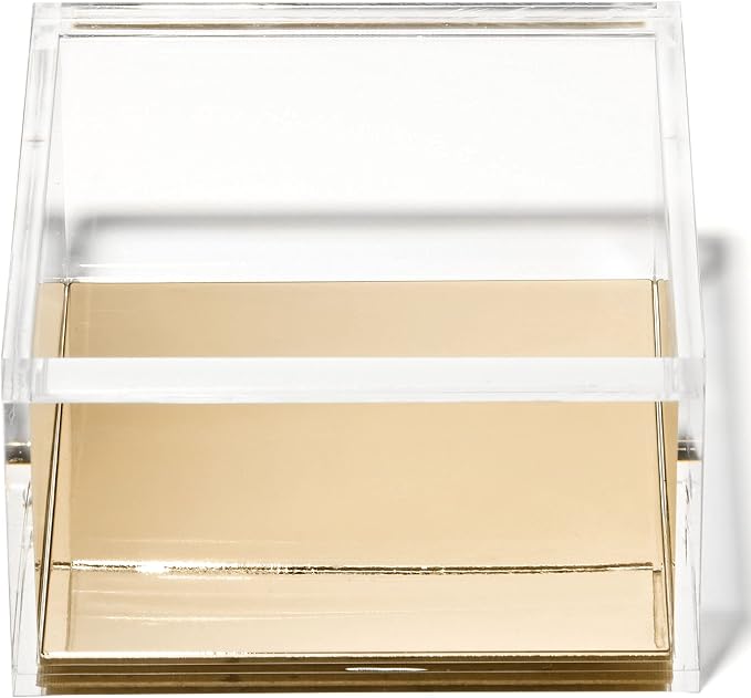 OfficeGoods Acrylic Desk Organizer w/Gold Base – Functional & Elegant Odds & - Image 2