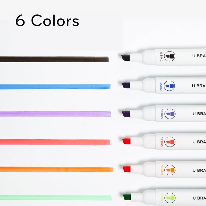 U Brands Fine Tip Dry Erase Markers - Image 3