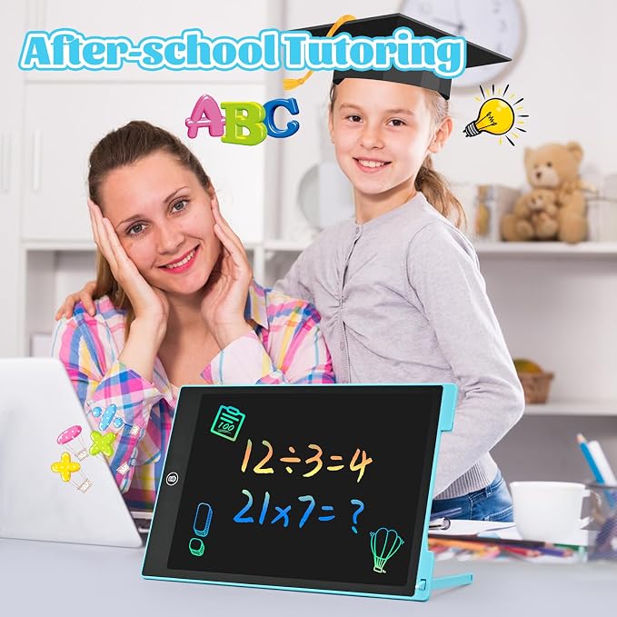 EooCoo Toys for Ages 3-8, 12 Inch LCD Writing Tablet 2 Pack, Preschool - Image 4