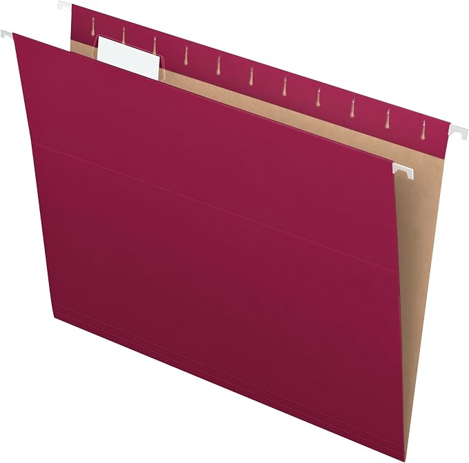 Pendaflex PFX81613 Recycled Hanging Folders, Letter Size, 1/5 Cut - Image 4