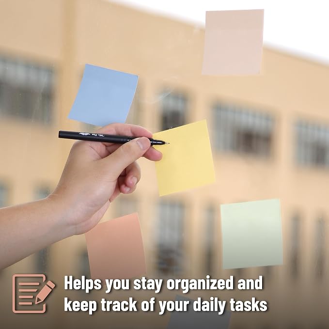 Mr. Pen- Sticky Notes, 12 Pads, 600 Sheets, Colorful | Sticky Notes Bulk - Image 3