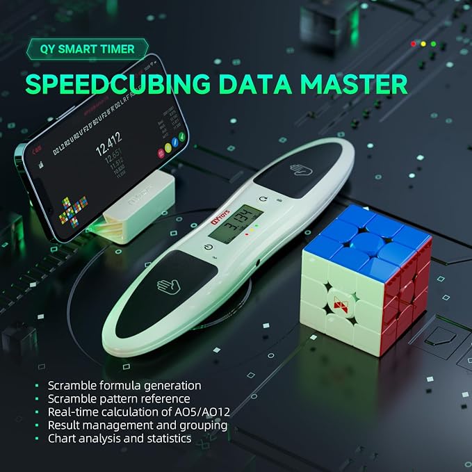 Professional Speed Cube Timer, Touch Control Timer - Image 2