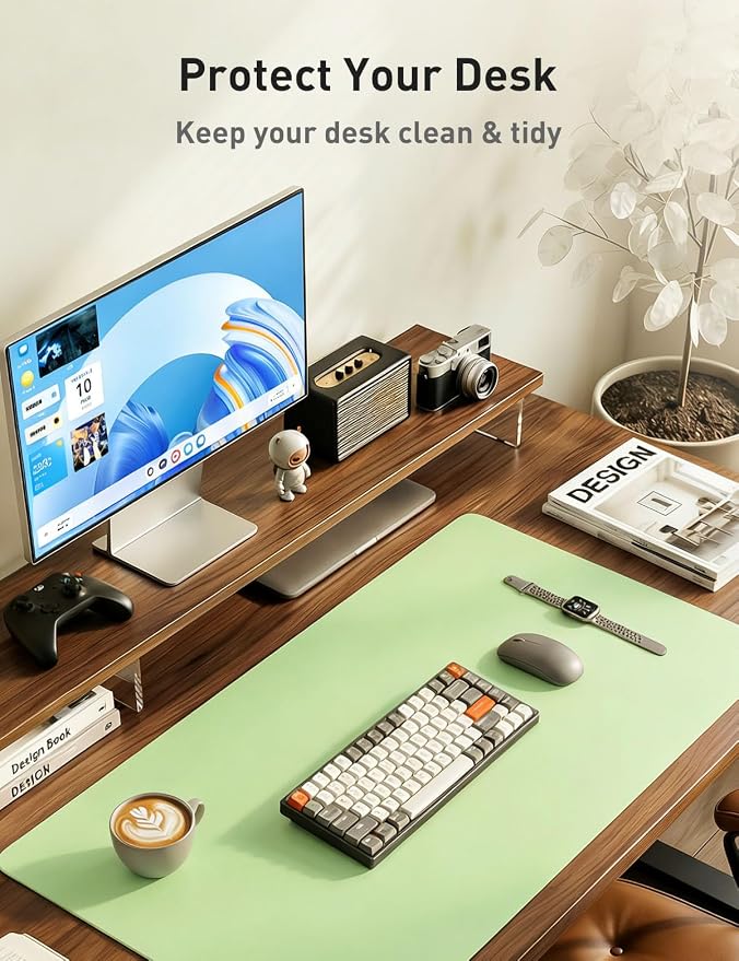 Aothia Faux Leather Desk Mat - Image 8