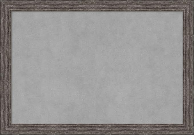 Amanti Art Grey Framed Magnetic Board 19x27 Medium Vision Board by AmantiArt
