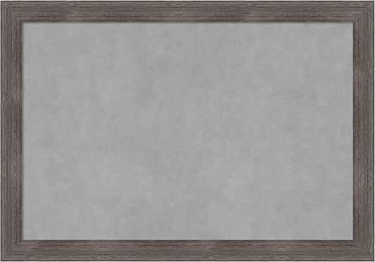Amanti Art Grey Framed Magnetic Board 19x27 Medium Vision Board by AmantiArt
