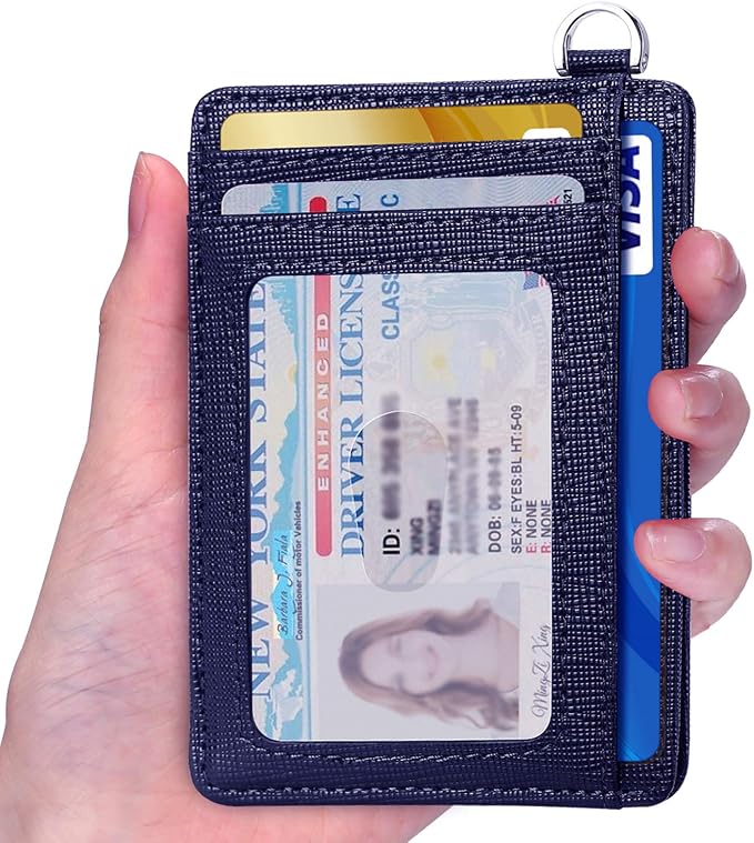 Slim Minimalist Front Pocket Wallet, RFID Blocking Credit Card Holder Wallet - Image 2