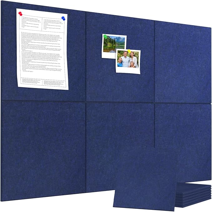 Large Cork Board Alternative 36" X 24" Bulletin Board by Hrrtyueg