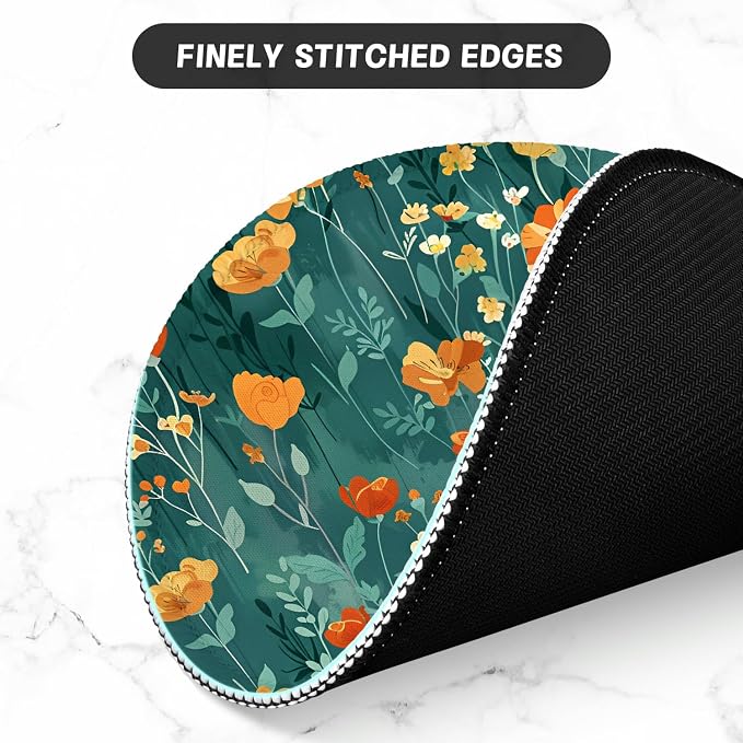 ITNRSIIET Round Mouse Pad with Stitched Edge Premium-Textured Waterproof - Image 4