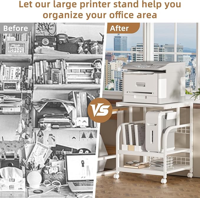 Lerliuo Large Printer Stand - Image 7
