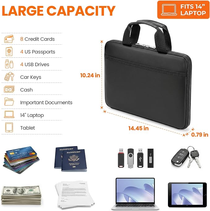 TILYMOL Fireproof Document Bag - Image 6