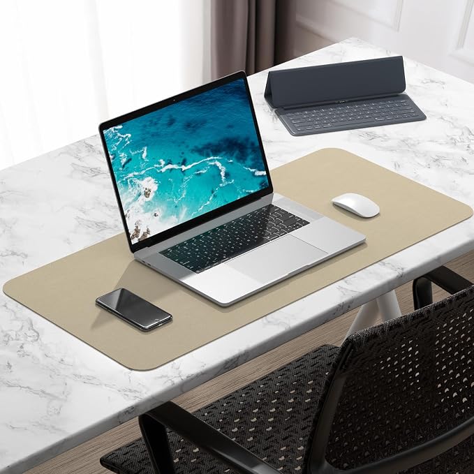 Hsurbtra Desk Pad, XL Extended Mouse Pad, Waterproof Desktop Blotter Protector - Image 7