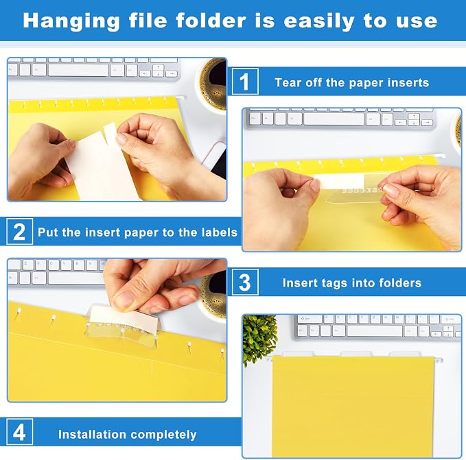 30 Pack Hanging File Folders, Letter Size - Image 5