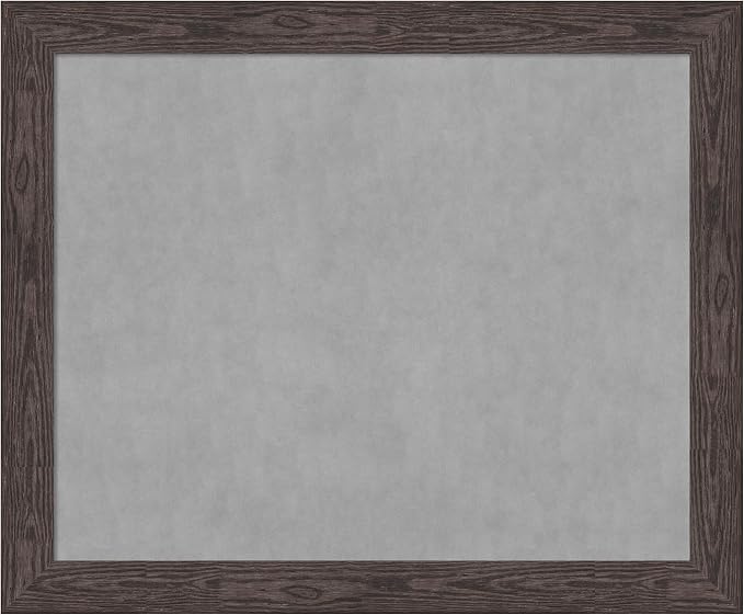 Amanti Art Black Framed Magnetic Board 38x46 X-Large Vision Board by AmantiArt